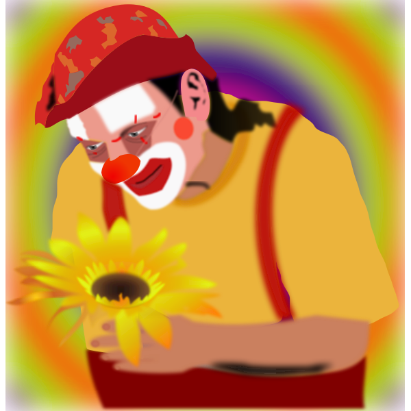 SVG clown