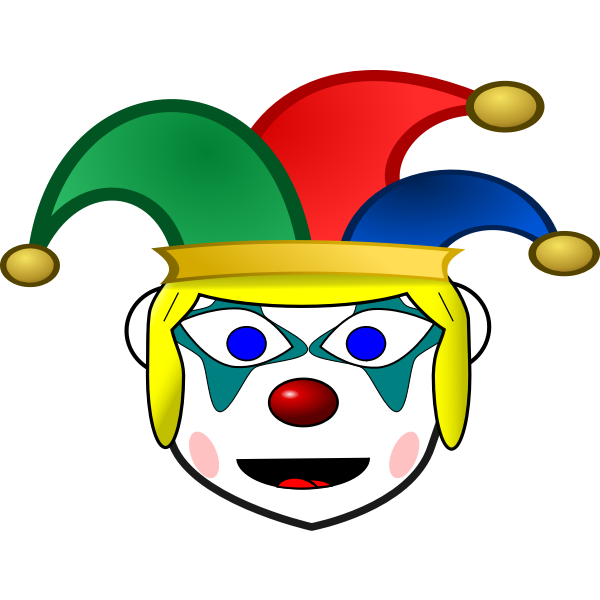SVG Clown girl