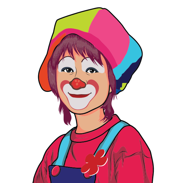 SVG Clown illustration