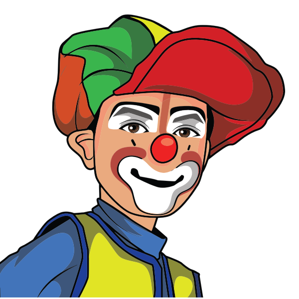 SVG Clown image