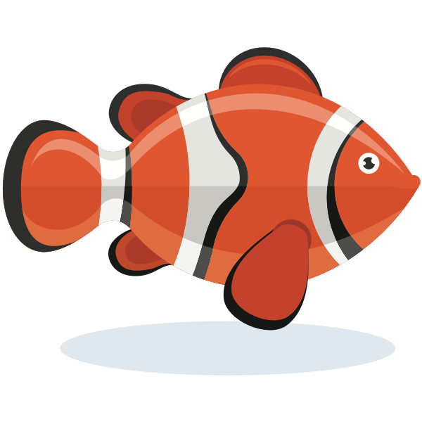 SVG Clownfish