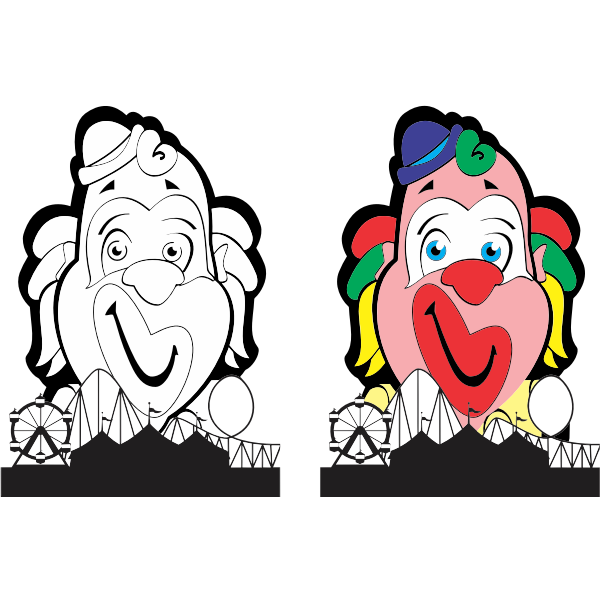 SVG Clowns carnival
