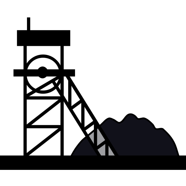 SVG Coal mine symbol