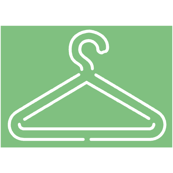 SVG Coat hanger sign vector image