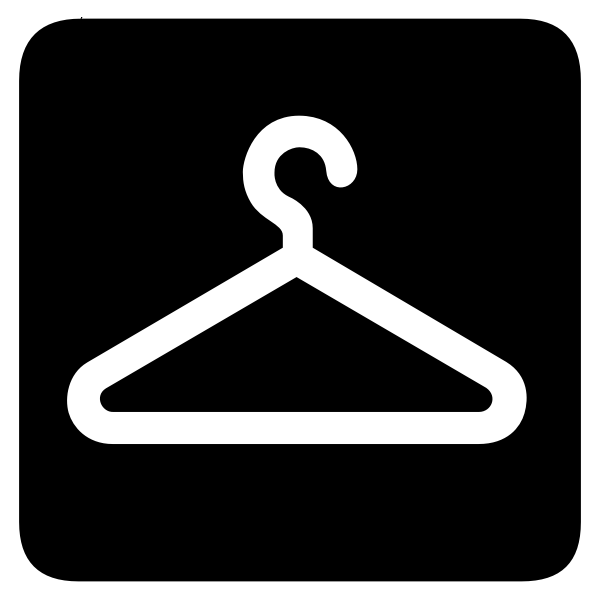 SVG Coat hanger silhouette