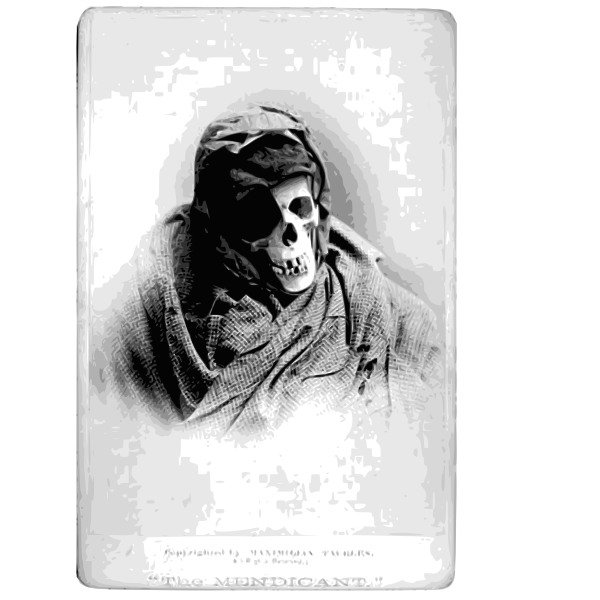 SVG Coated skull