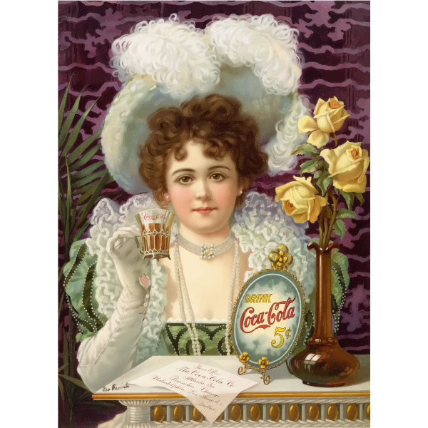 SVG Coca Cola 5 Cents 1900