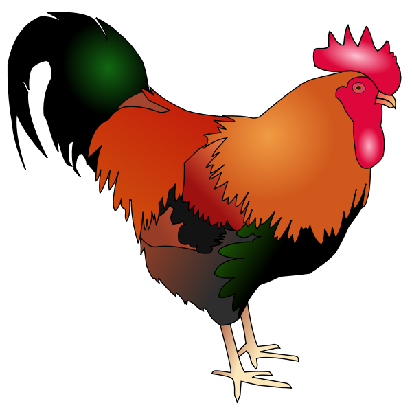 SVG Cockerel