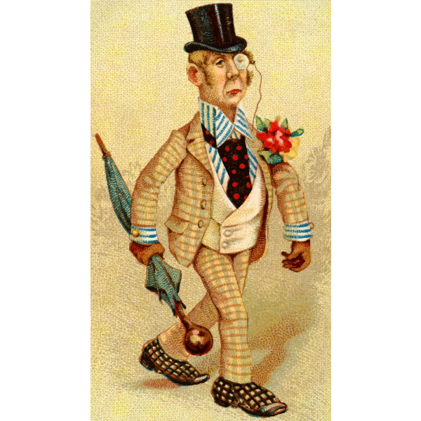 SVG Cockney man