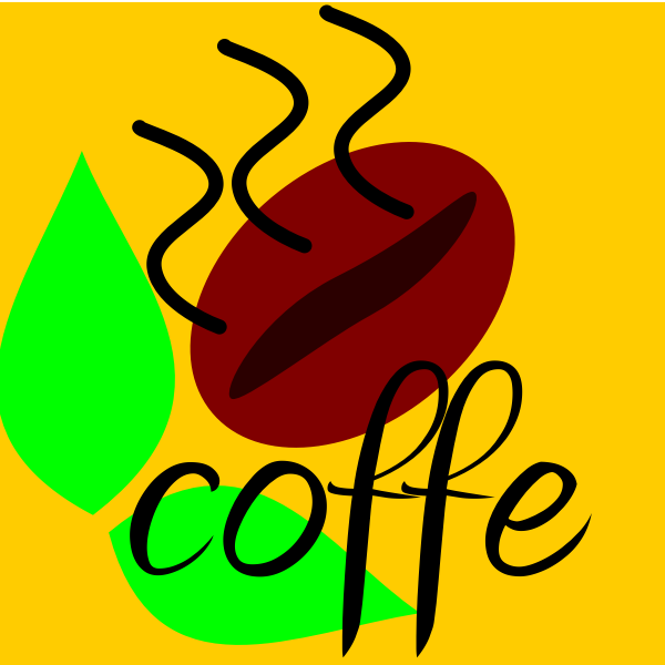 SVG coffe bean