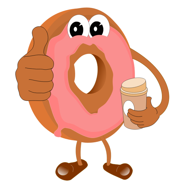 SVG Coffee and Donut Yeah  Animation