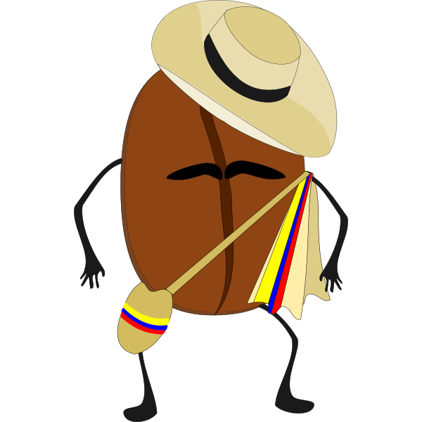 SVG Coffee bean