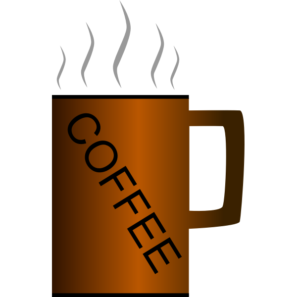 SVG Coffee cup vector graphics