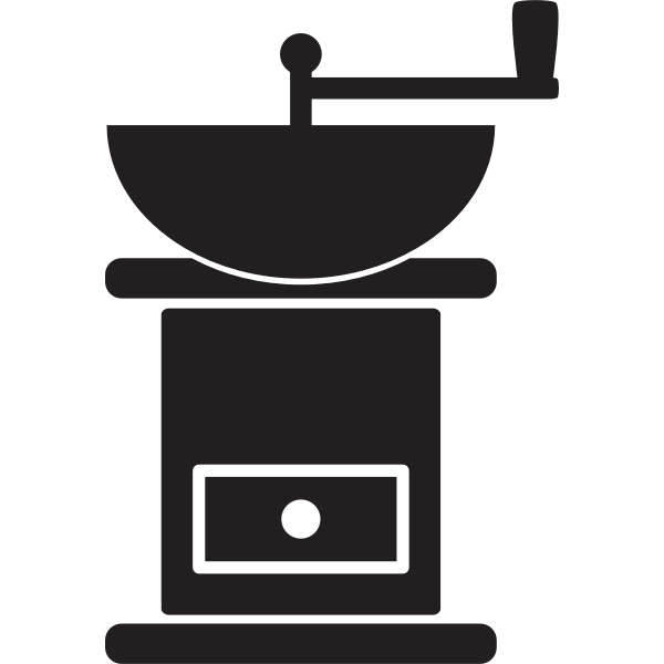 SVG Coffee grinder