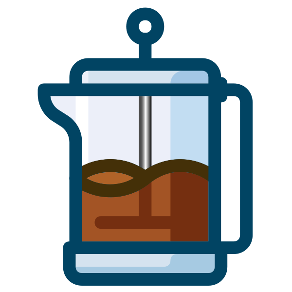 SVG Coffee maker vector image