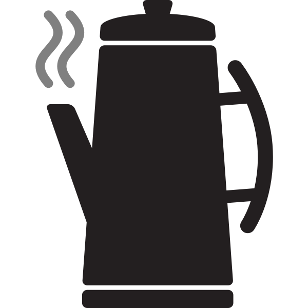 SVG Coffee percolator