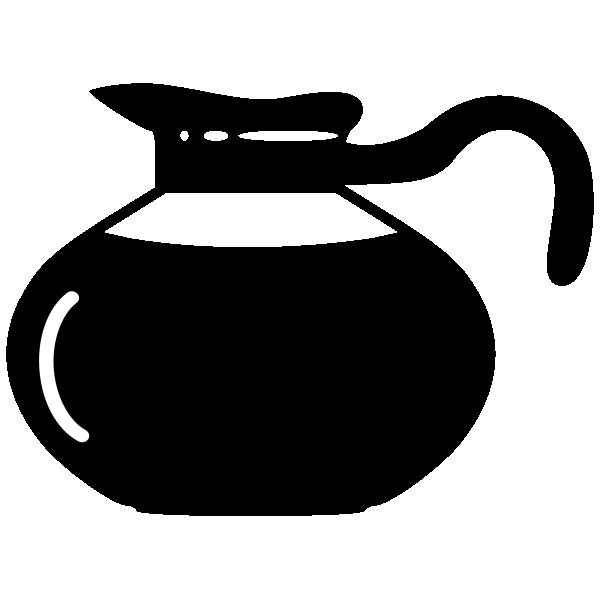 SVG Coffee pot silhouette