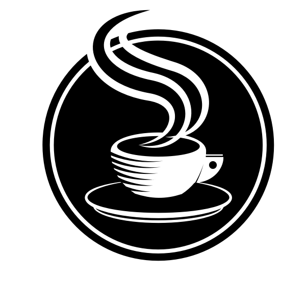 SVG Coffee symbol silhouette