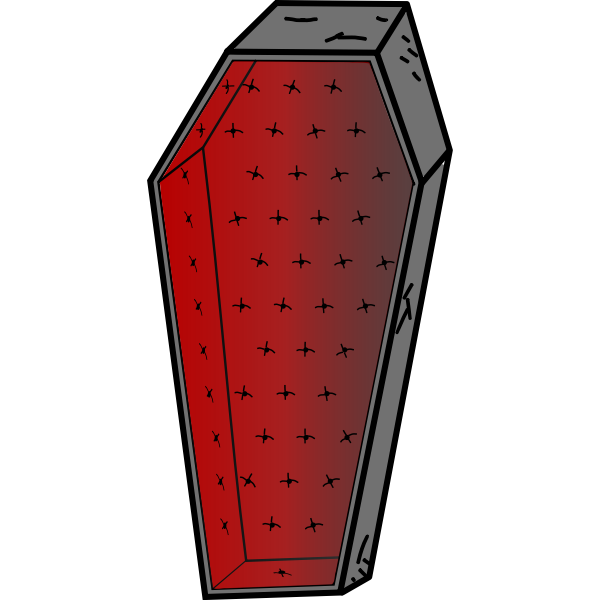 SVG Coffin vector image