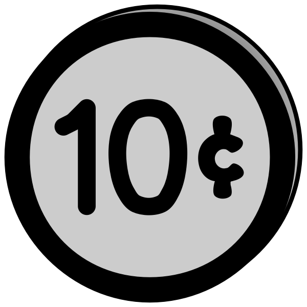SVG Coin 10 cents