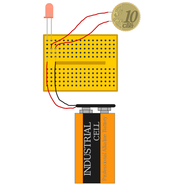 SVG Coin and battery