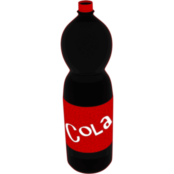 SVG Cola bottle vector illustration