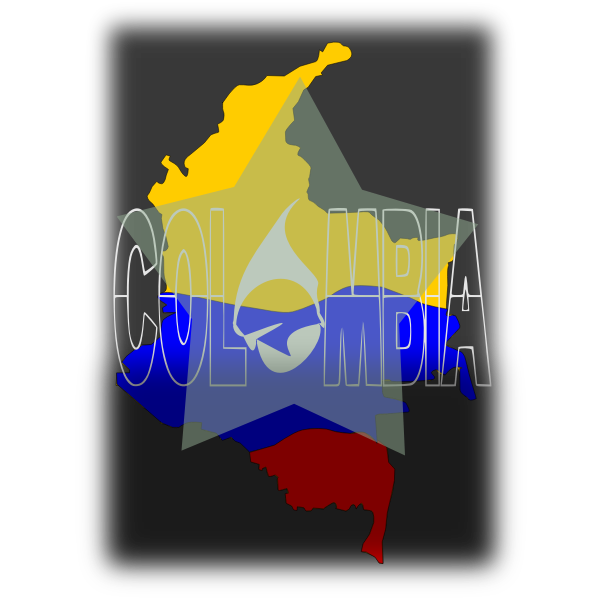 SVG colombia tiera querida