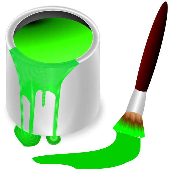 SVG color bucket green