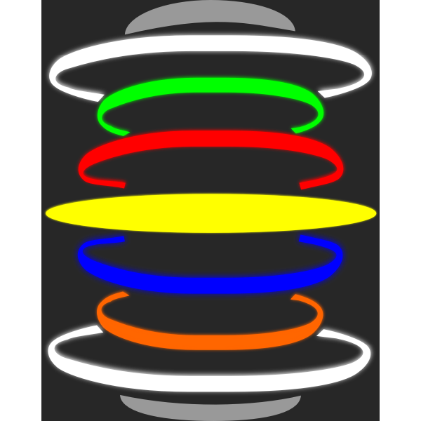 SVG Color circles vector image