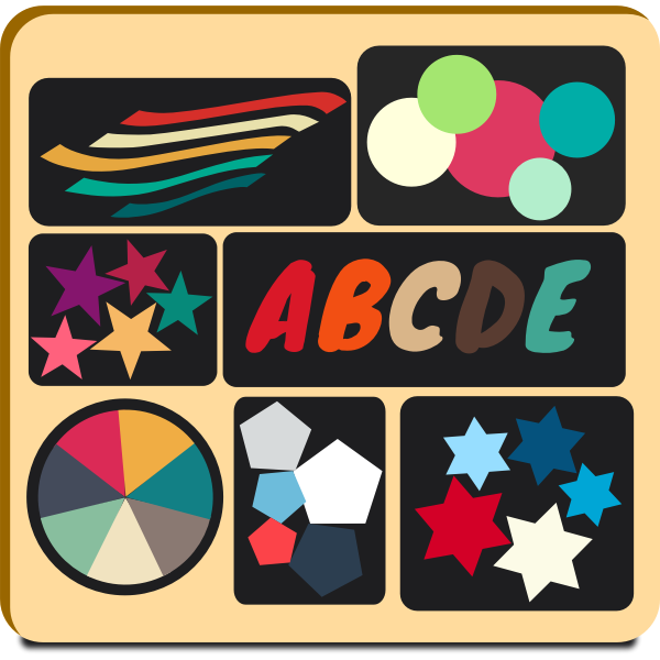 SVG Color collection shapes
