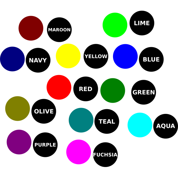SVG color dot
