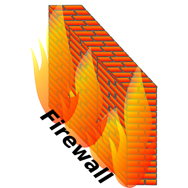 SVG Color firewall vector illustration