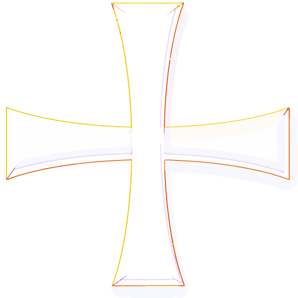 SVG Color Greek cross vector image