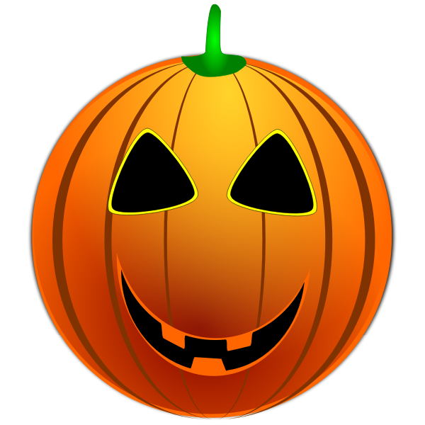 SVG Color Halloween emoticon vector clip art
