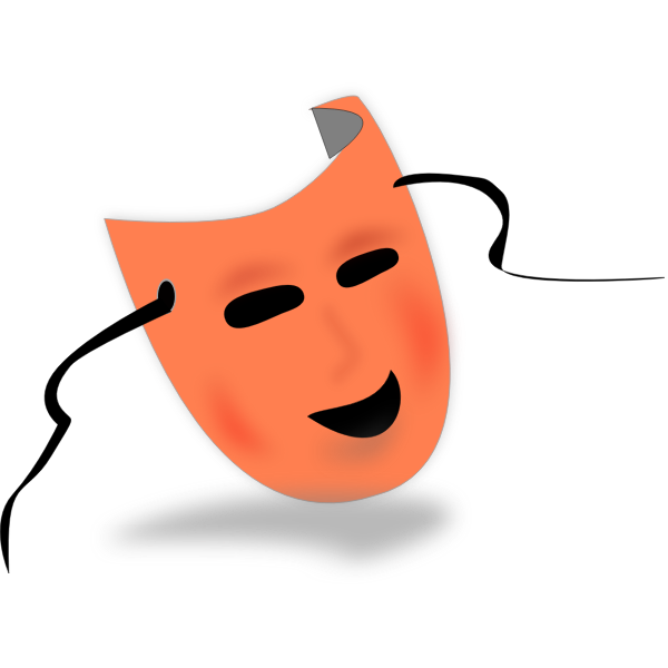 SVG Color Halloween mask vector illustration