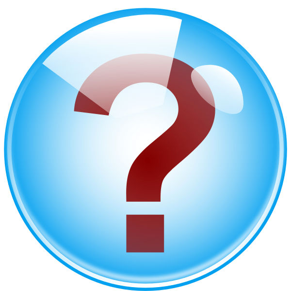 SVG Color image of a help button