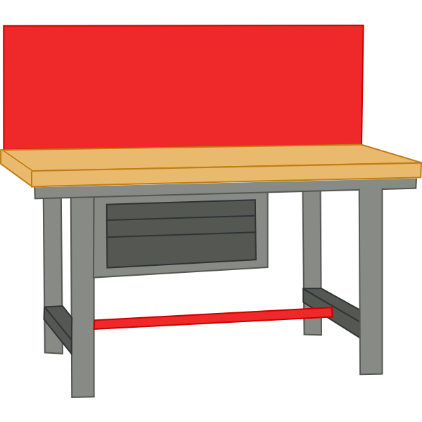 SVG Color image of work bench