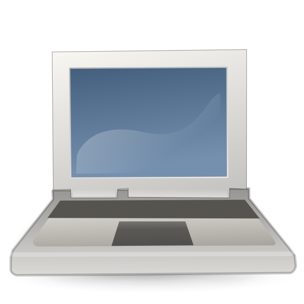SVG Color laptop icon vector image