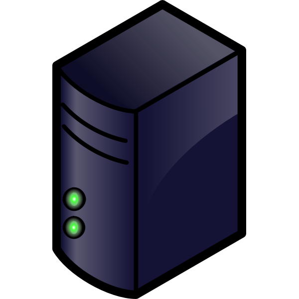 SVG Color server icon vector image