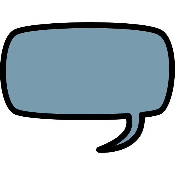 SVG Color speech bubble vector image