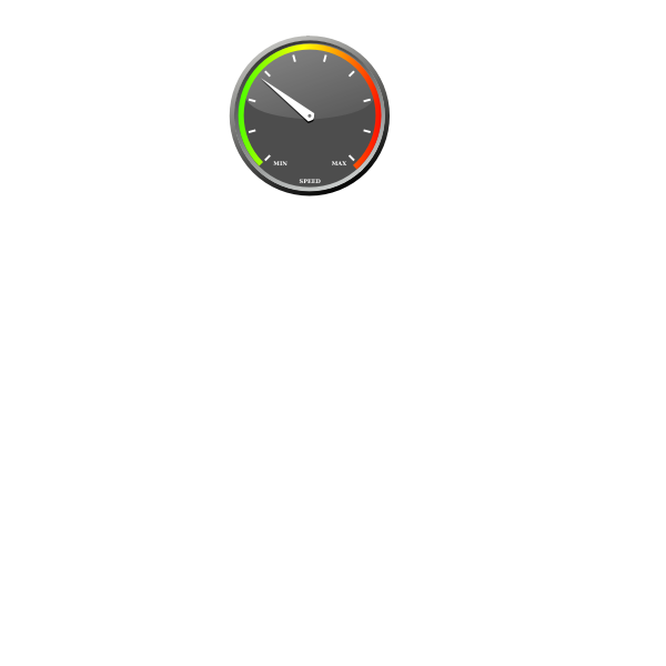 SVG Color speedometer vector image