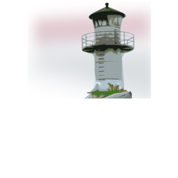 SVG Color vector clip art of a lighthouse