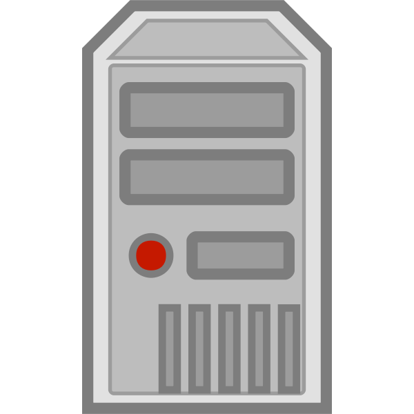 SVG Color vector image of server symbol