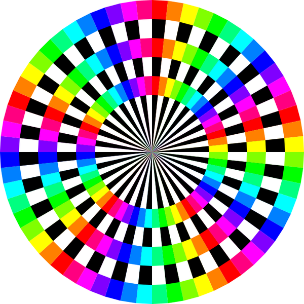 SVG Color wheel clip art graphics