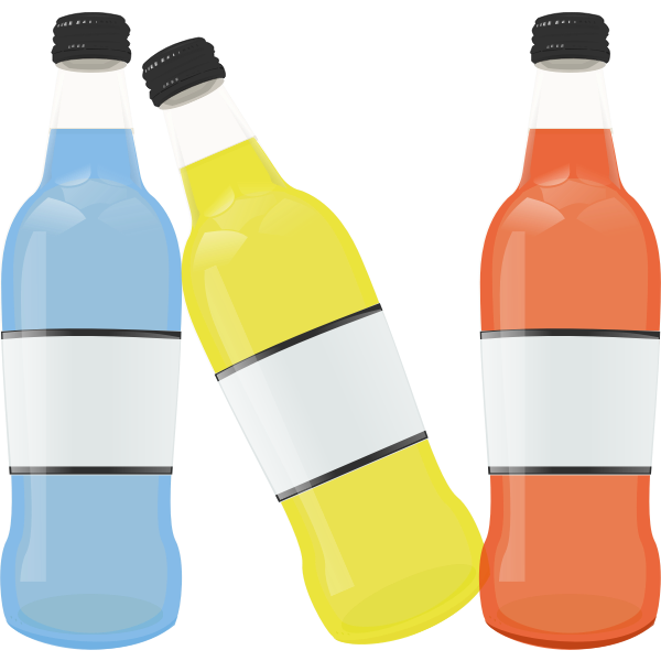 SVG Colored bottles image