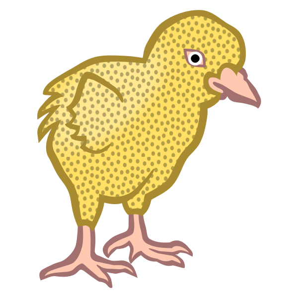SVG Colored chick