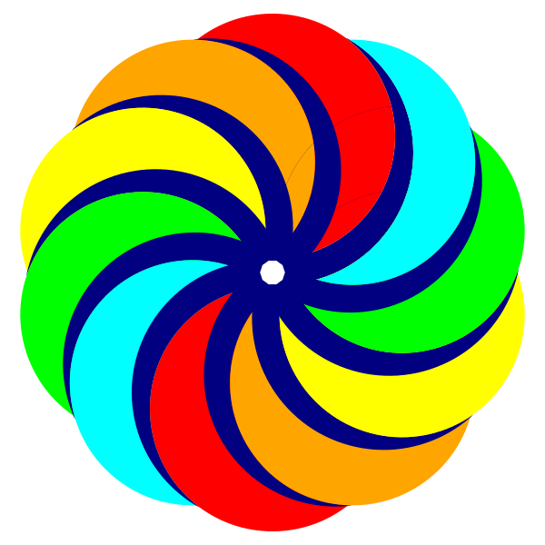 SVG Colored circles