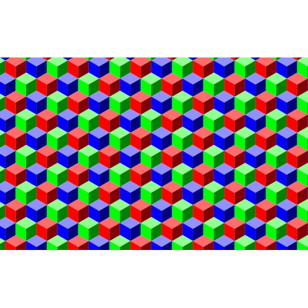 SVG Colored cubes wallpaper