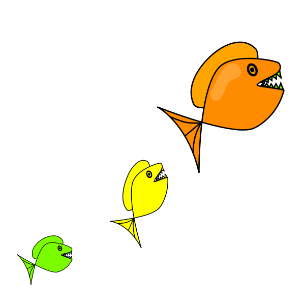 SVG Colored fish