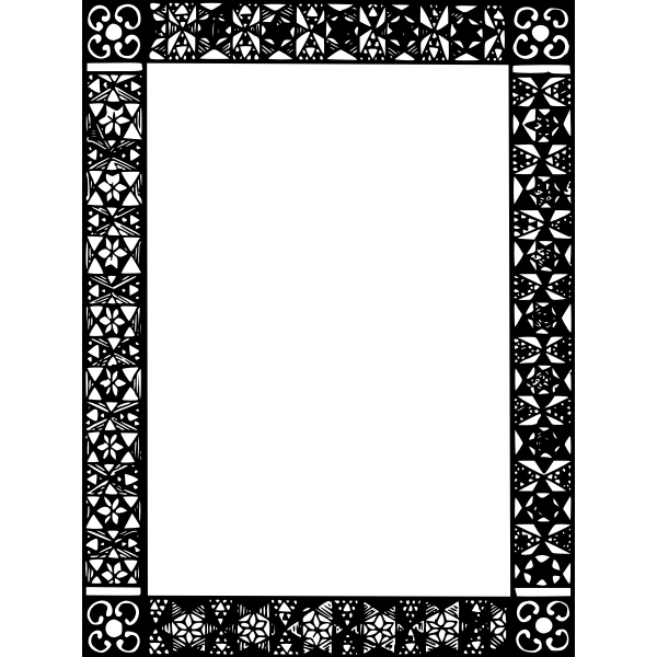 SVG Colored frame